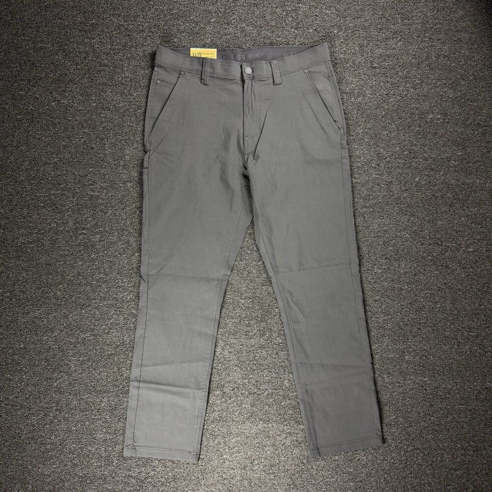 NWT Weatherproof Men 32X30 Charcoal Classic Fit Active Stretch Tech Utility Pant - Picture 2 of 12